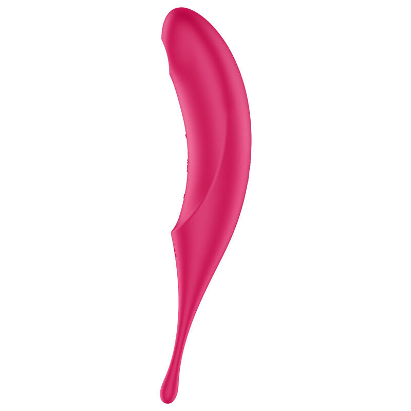SATISFYER TWIRLING PRO ESTIMULADOR Y VIBRADOR - ROJO - Sensualia