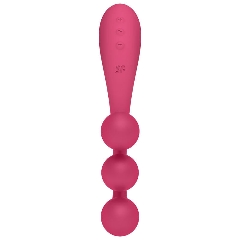 SATISFYER - VIBRATEUR MULTI TRI BALL 1 ROUGE - Sensualia