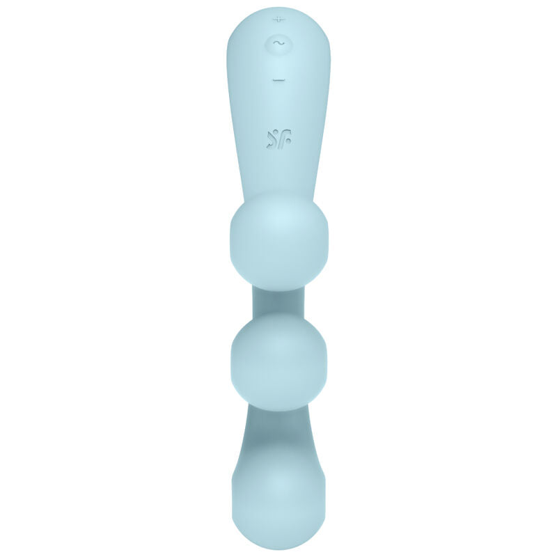 SATISFYER - VIBRATEUR MULTI TRI BALL 2 BLEU - Sensualia