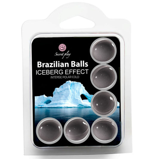 SECRET PLAY SET 6 BALLES BRÉSILIENNES EFFET ICEBERG - Sensualia