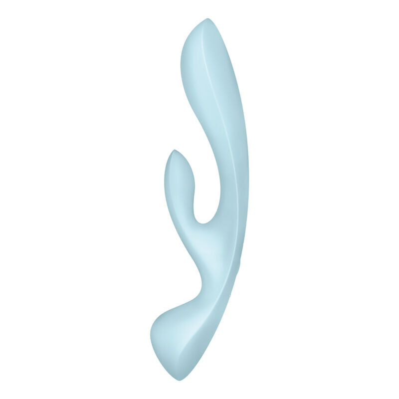 SATISFYER - TRIPLE OH VIBRADOR HÍBRIDO AZUL - Sensualia