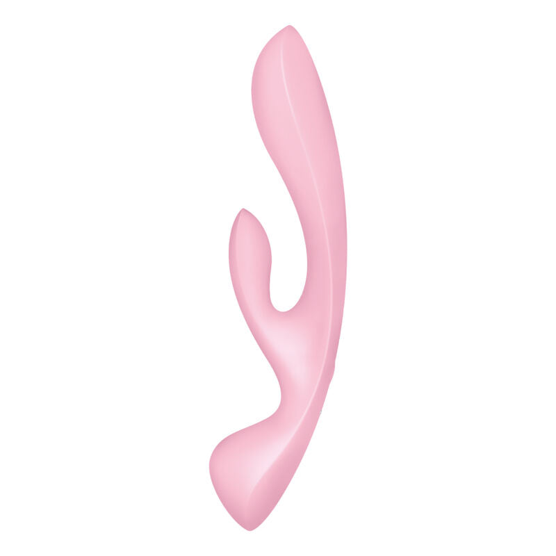 SATISFYER - TRIPLE OH VIBRADOR HÍBRIDO AZUL - Sensualia