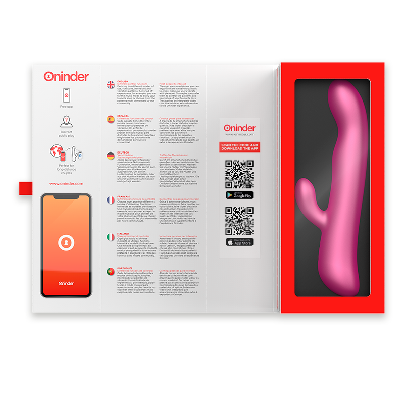 ONINDER - OSLO VIBRATION ET ROTATION ROSE - APPLICATION GRATUITE - Sensualia