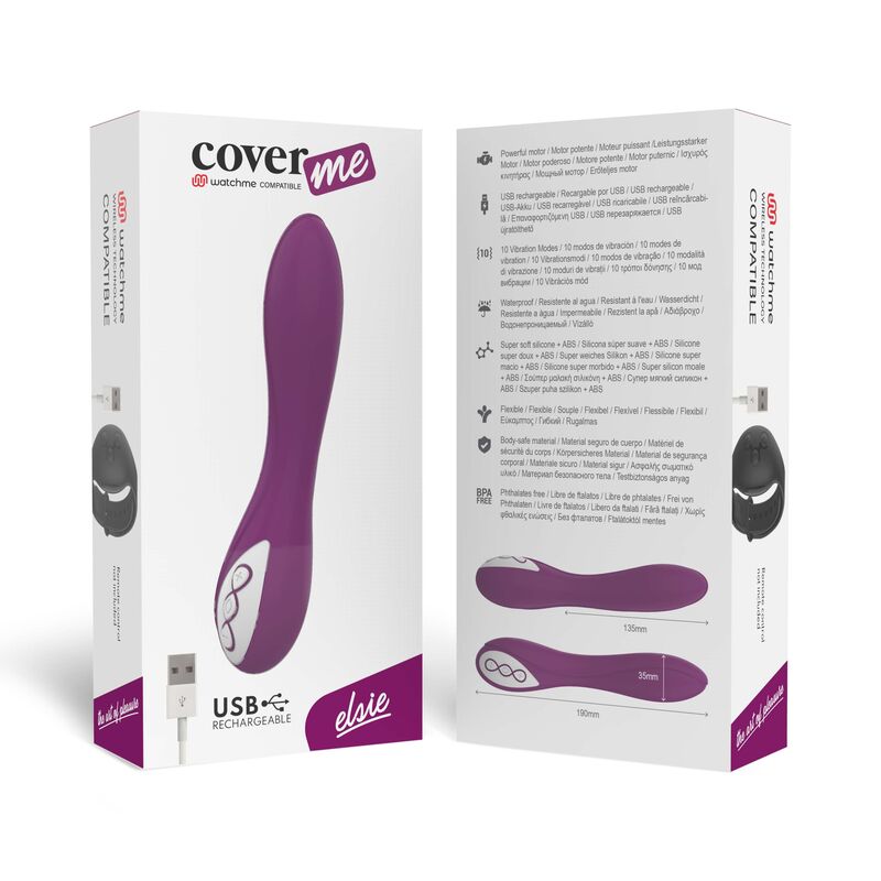 COVERME - ELSIE COMPATIBLE AVEC LA TECHNOLOGIE SANS FIL WATCHME - Sensualia