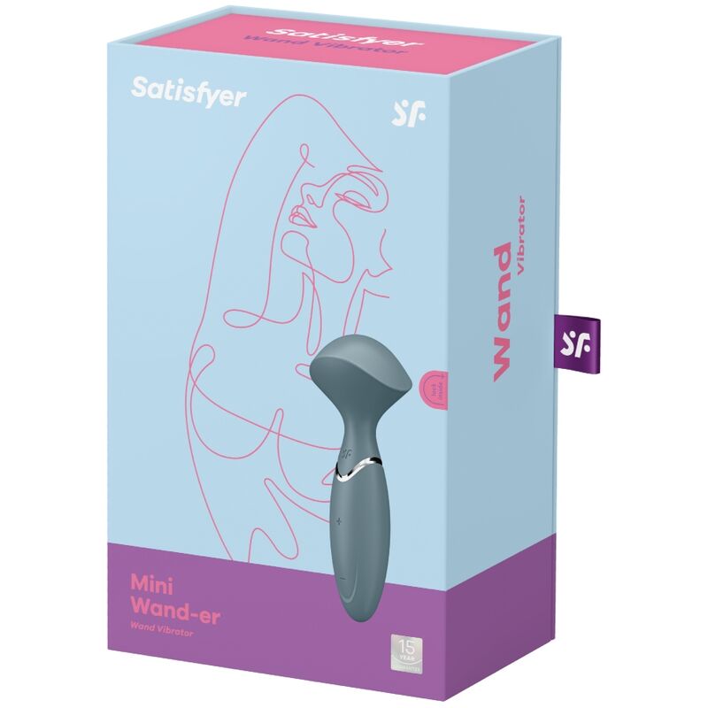 SATISFYER - MINI WOND-ER GRIS - Sensualia
