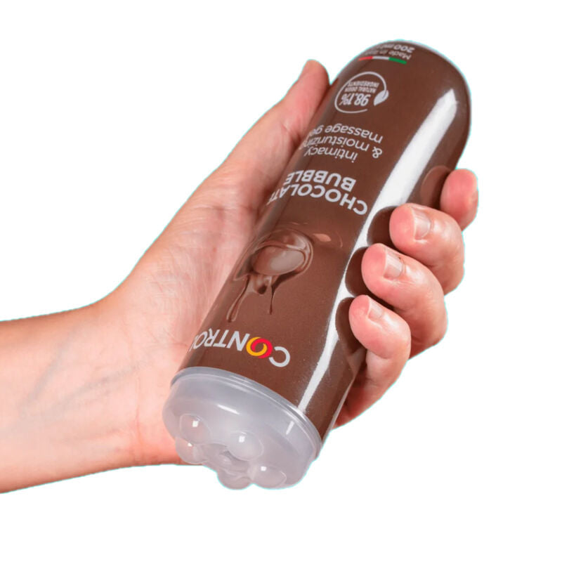 CONTROL - GEL DE MASSAGE 3 EN 1 BULLE DE CHOCOLAT 200 ML - Sensualia