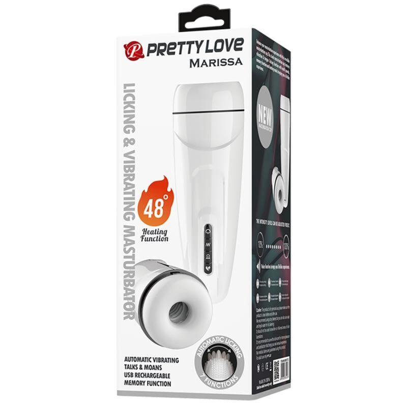 PRETTY LOVE - MARISSA MASTURBATEUR MASCULIN VIBRATION. CHALEUR. VOIX ET ASPIRATION - Sensualia