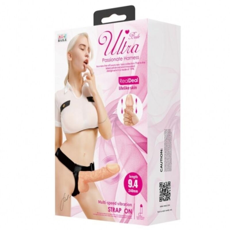 BAILE - HARNAIS DE ULTRA PASSIONNÉE 24 CM NATUREL - Sensualia