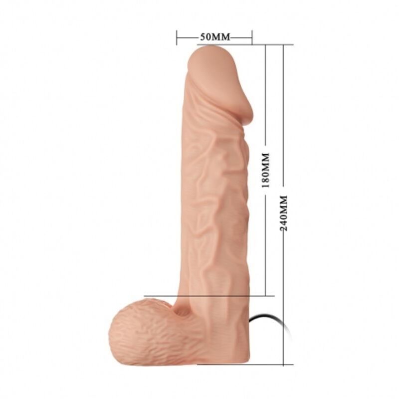 BAILE - HARNAIS DE ULTRA PASSIONNÉE 24 CM NATUREL - Sensualia
