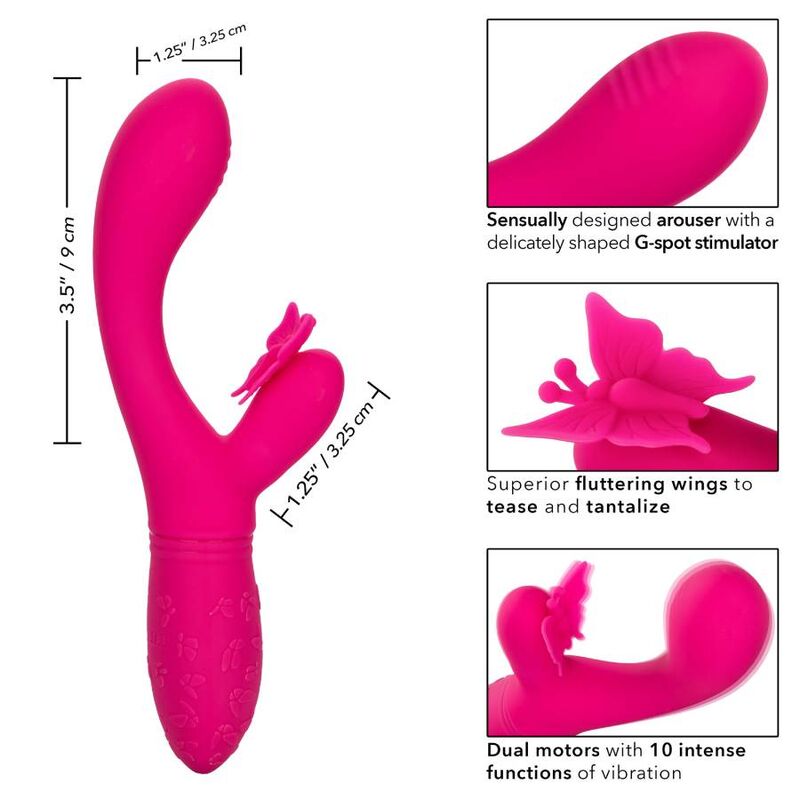CALEXOTICS - PAPILLON KISS FLUTTER ROSE - Sensualia