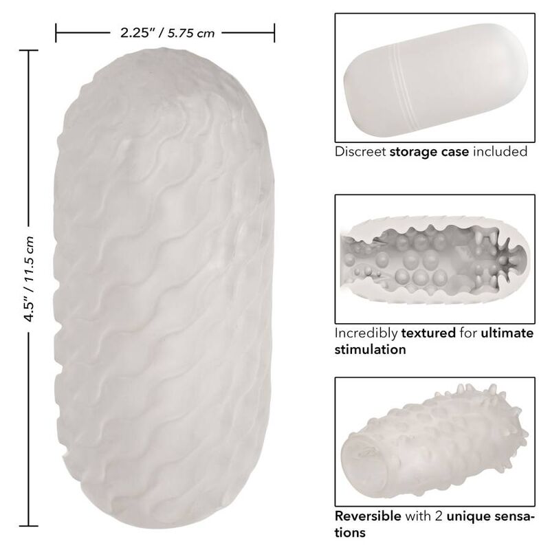 CALEXOTICS - STROKER NUBBY RÉVERSIBLE - Sensualia