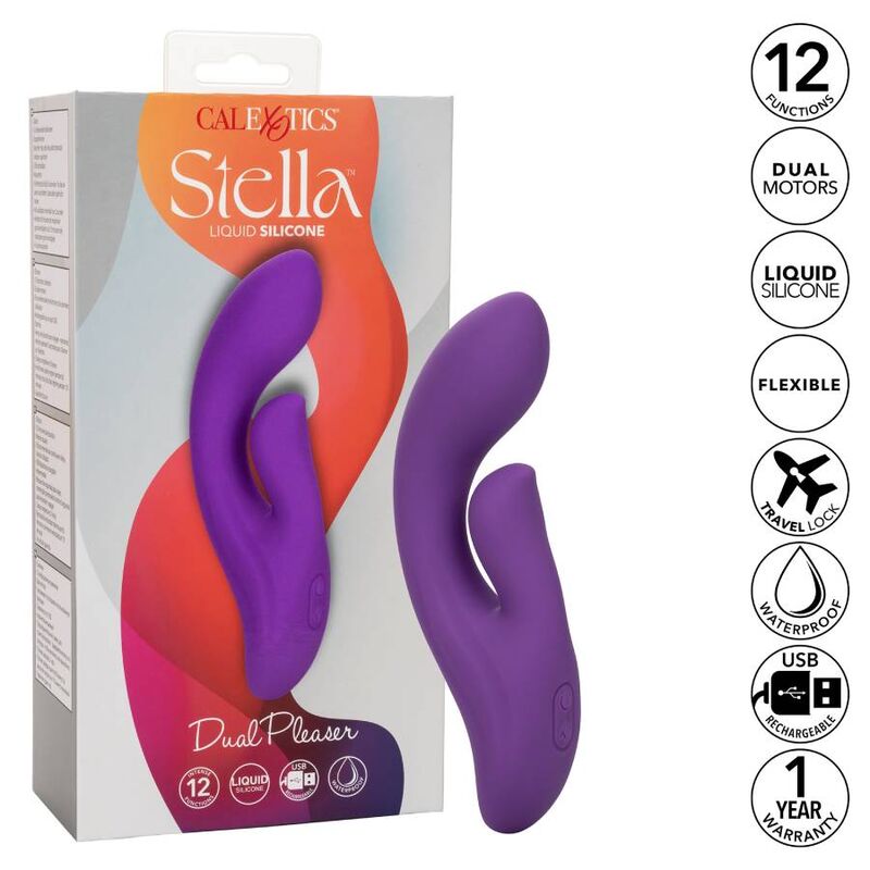 CALEXOTICS - STELLA DUAL PLEASER VIOLET - Sensualia