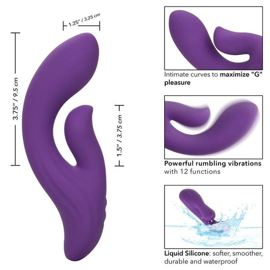 CALEXOTICS - STELLA DUAL PLEASER VIOLET - Sensualia