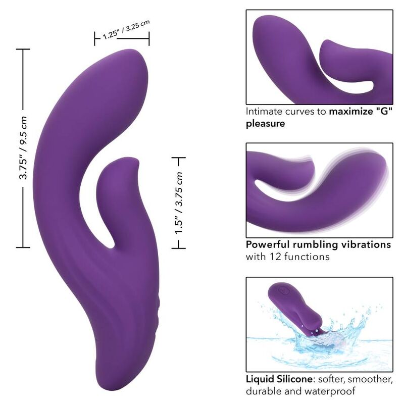 CALEXOTICS - STELLA DUAL PLEASER VIOLET - Sensualia