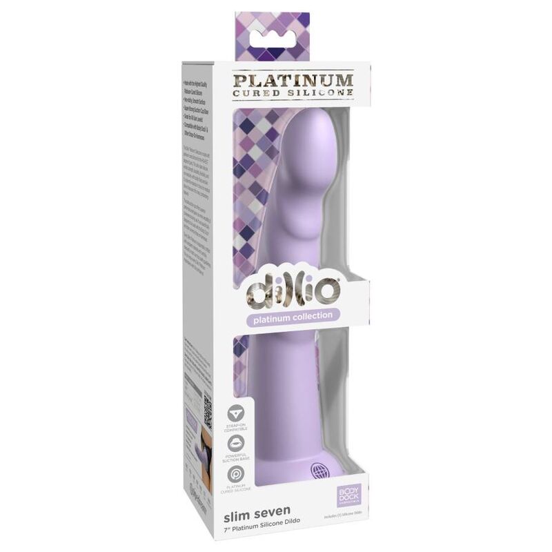 DILLIO - SLIM SEVEN 17,78 CM VIOLET - Sensualia
