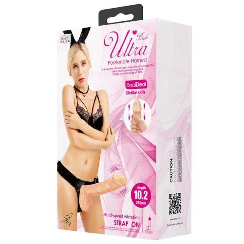 BAILE - HARNAIS DE ULTRA PASSIONNÉE 26 CM NATUREL - Sensualia