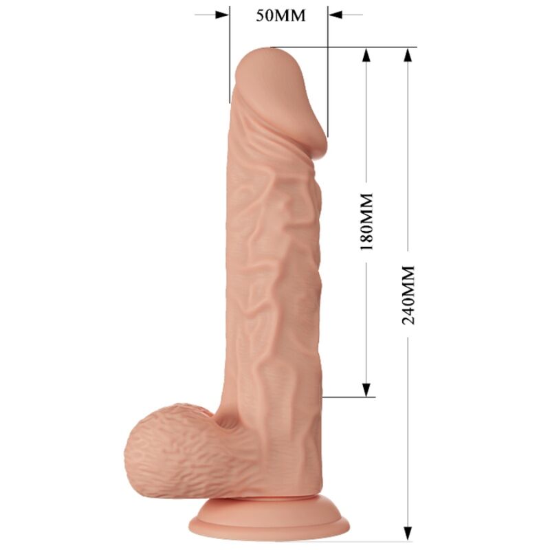 BAILE - BELLE RENCONTRE BURAQ VIBRATION 24 CM NATUREL - Sensualia