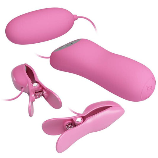 PRETTY LOVE - PINCE  ÉPILER AVEC VIBRATION ET ÉLECTROCHOC ROSE - Sensualia