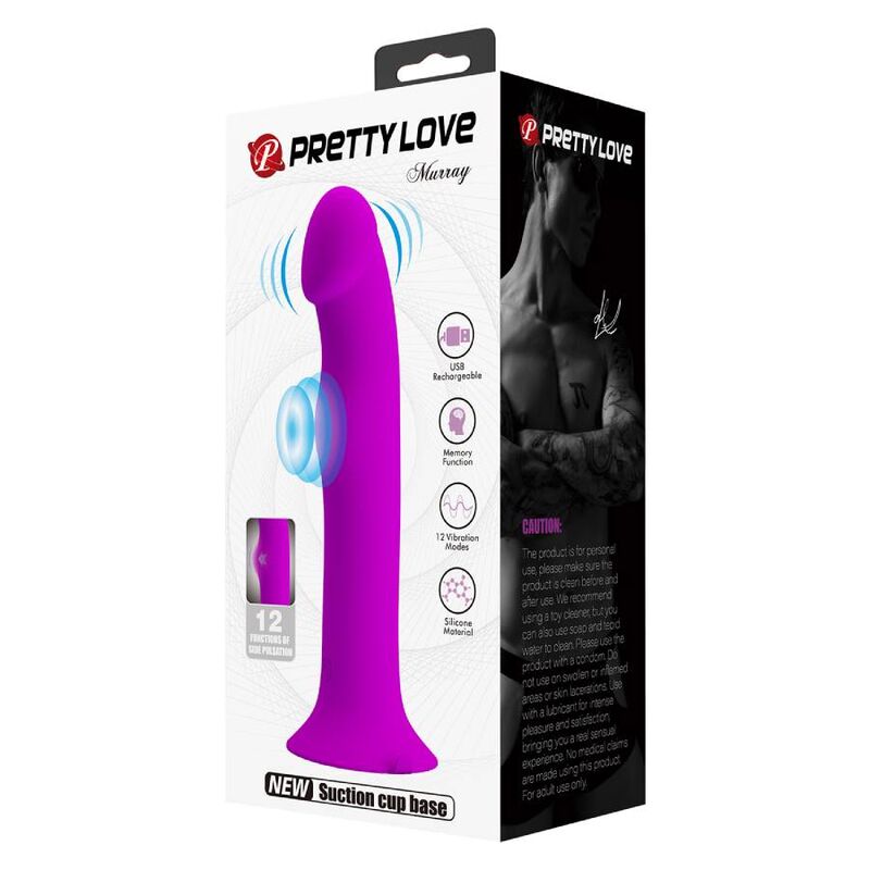PRETTY LOVE - VIBRATEUR MURRAY ET STIMULATEUR DE POINT G VIOLET - Sensualia