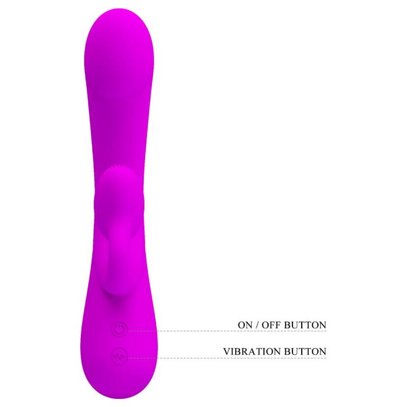 PRETTY LOVE - VIBRATEUR SINCERE ET VENTOUSE DE CLITORIS SILICONE VIOLET - Sensualia