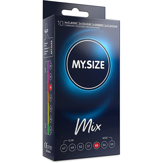 MY SIZE - MIX PRÉSERVATIFS 60 MM 10 UNITÉS - Sensualia