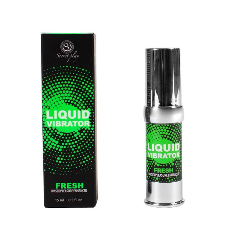 SECRETPLAY - VIBRATEUR LIQUIDE FRESH STIMULATEUR & INTENSIFICATEUR DE PLAISIR 15 ML - Sensualia