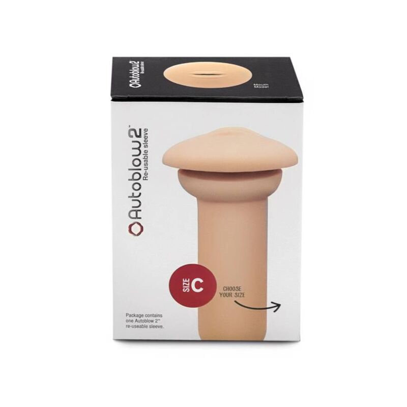 AUTOBLOW - 2+ MANCHON À BOUCHE TAILLE C - Sensualia