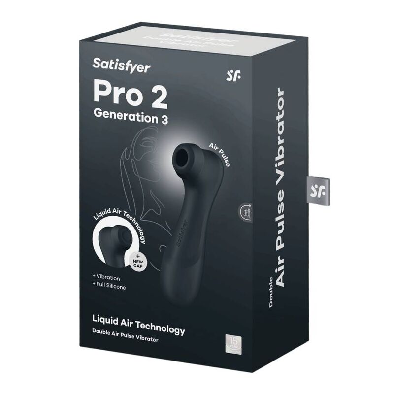 SATISFYER - PRO 2 GENERACIÓN 3 LIQUID AIR TECHNOLOGY GRANATE - Sensualia