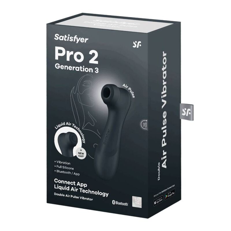 SATISFYER PRO 2 GENERACIÓN 3 - NEGRO BLUETOOTH &  APP - Sensualia