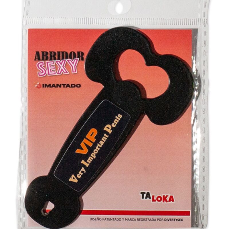 TALOKA - OUVRE-MÉTAL MAGNÉTIQUE TRÈS IMPORTANT PÉNIS NOIR - Sensualia