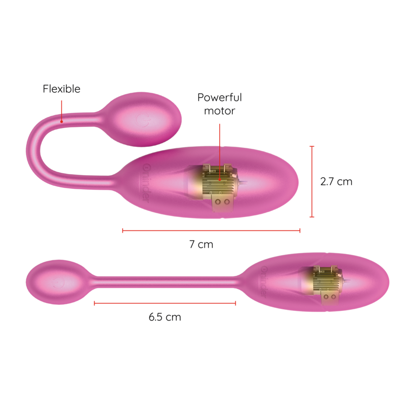 ONINDER - UF VIBRANT DENVER ROSE 7 X 2,7 CM APPLICATION GRATUITE - Sensualia