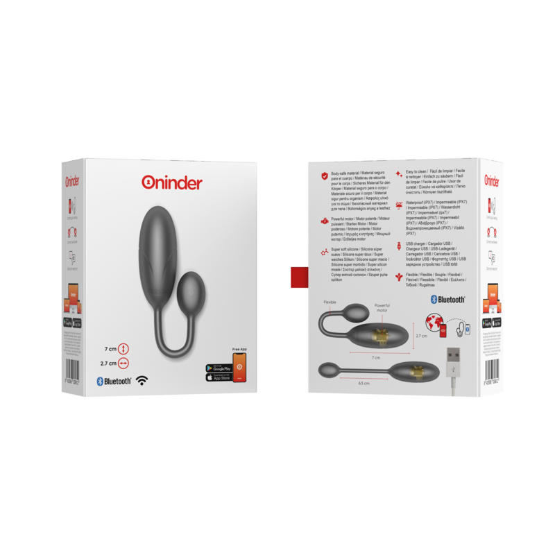 ONINDER - UF VIBRANT DENVER ROSE 7 X 2,7 CM APPLICATION GRATUITE - Sensualia