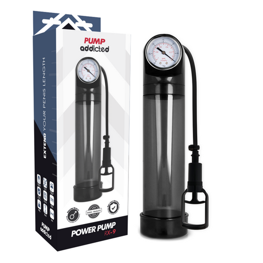 PUMP ADDICTED - BOMBA ERECCIÓN RX9 TRANSPARENTE - Sensualia