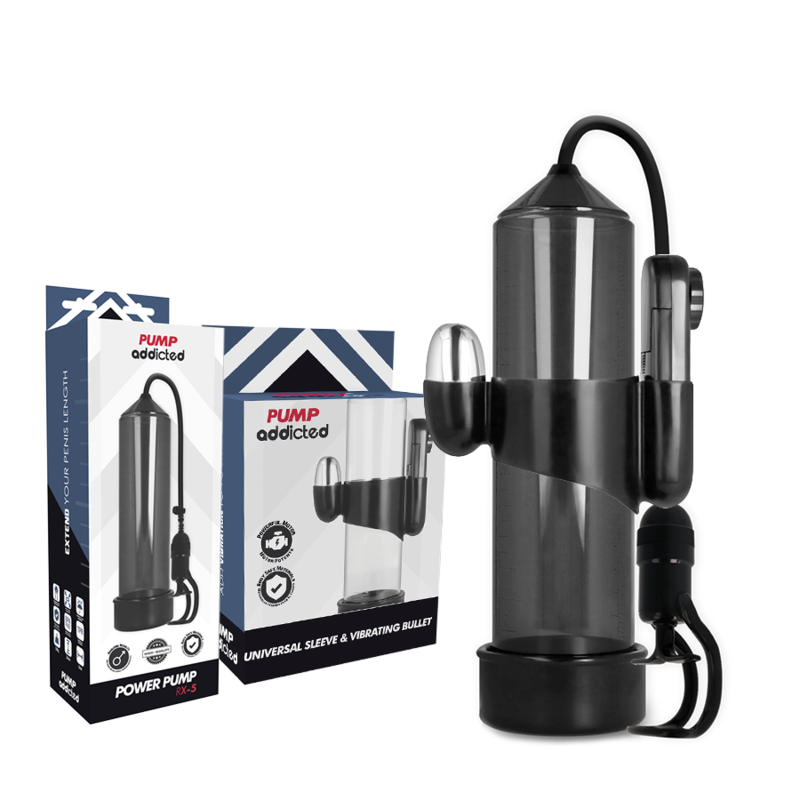 PUMP ADDICTED - VIBRATEUR RX5 NOIR - Sensualia