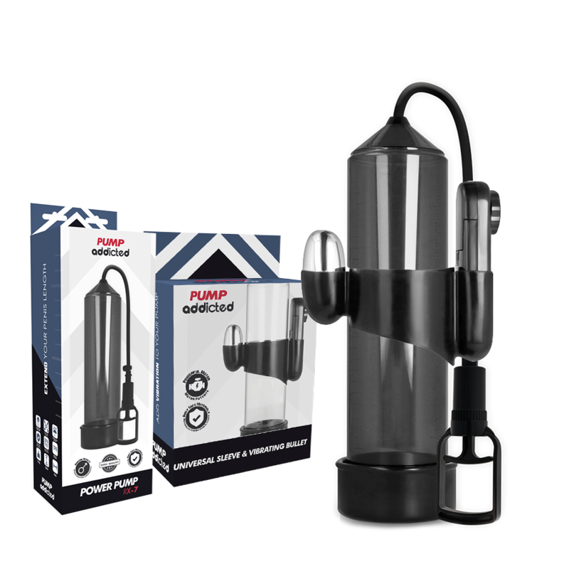 PUMP ADDICTED - VIBRATEUR RX7 NOIR - Sensualia