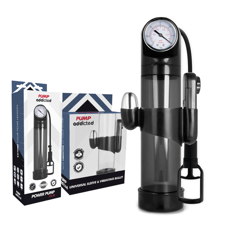 PUMP ADDICTED - VIBRATEUR RX9 NOIR - Sensualia