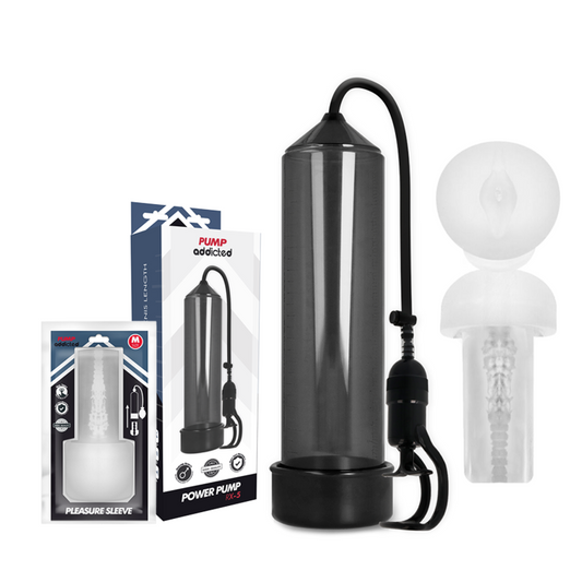 PUMP ADDICTED - RX5 NOIR AVEC MASTURBATEUR - Sensualia