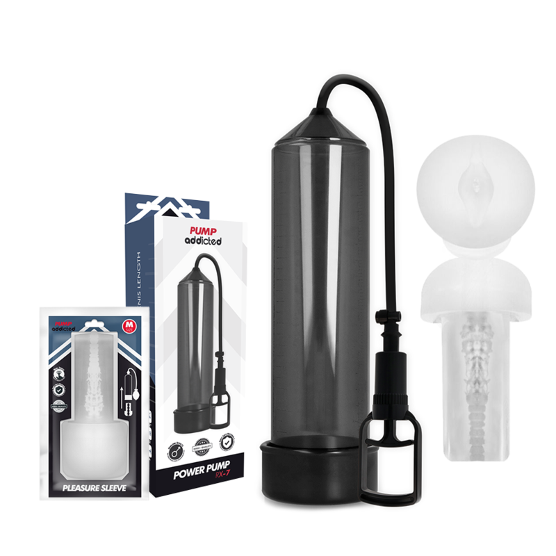 PUMP ADDICTED - RX7 NOIR AVEC MASTURBATEUR - Sensualia