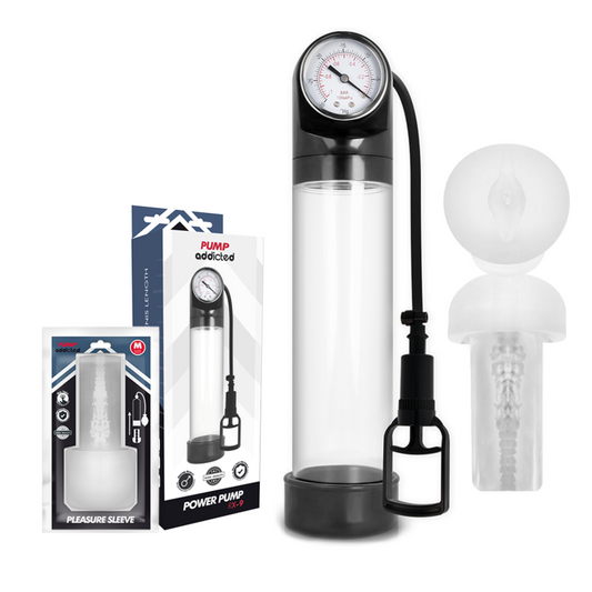PUMP ADDICTED - RX9 TRANSPARENT AVEC MASTURBATEUR - Sensualia