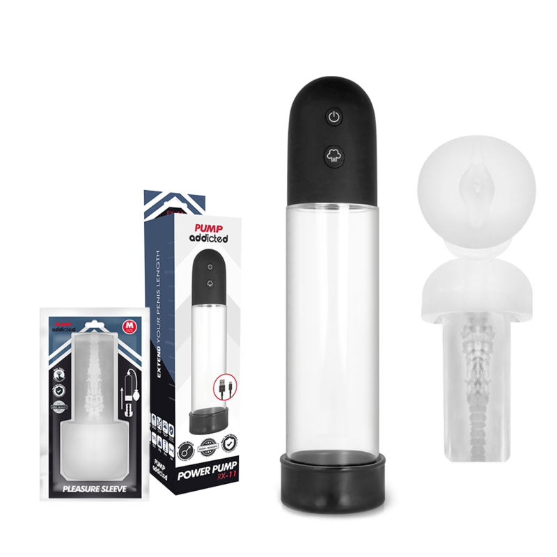 PUMP ADDICTED - RX11 AUTOMATIQUE AVEC MASTURBATEUR - Sensualia