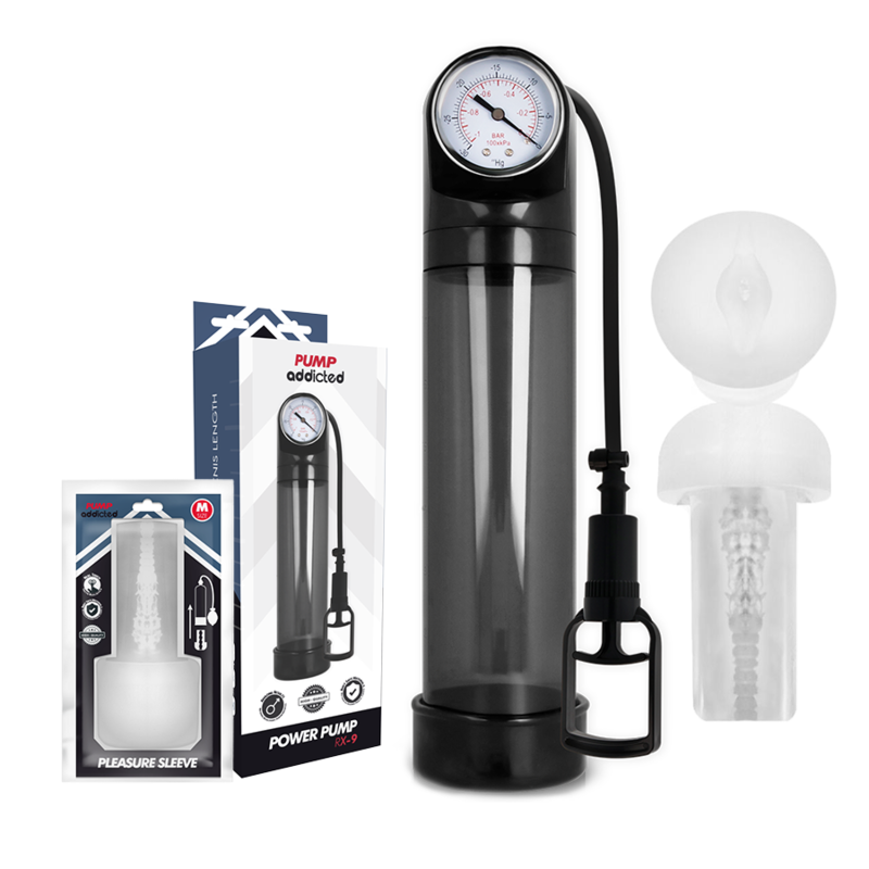 PUMP ADDICTED - RX9 NOIR AVEC MASTURBATEUR - Sensualia