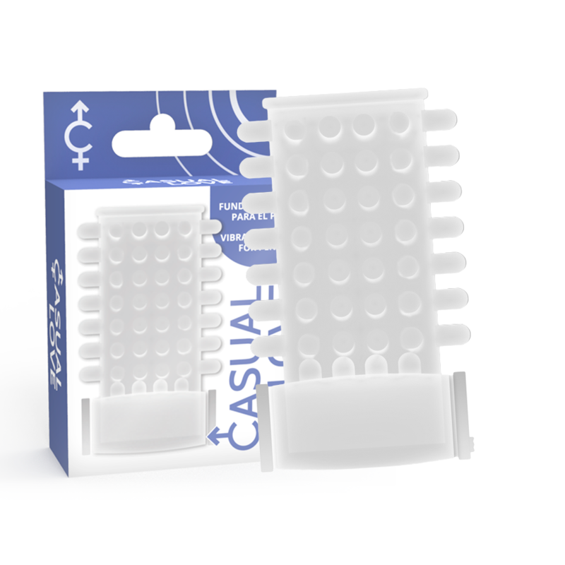 CASUAL LOVE - COUVERCLE DE PÉNIS TRANSPARENT  ANNEAU CASUAL - Sensualia