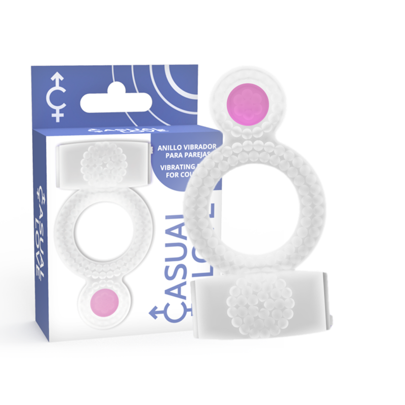 CASUAL LOVE - BAGUE TRANSPARENTE DOUBLE PLAISIR - Sensualia