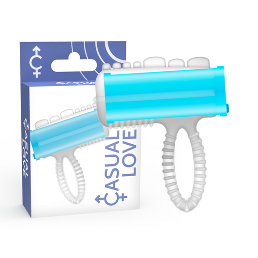 CASUAL LOVE - RING TONGUE VIBRATING BLEU CASUAL LOVE