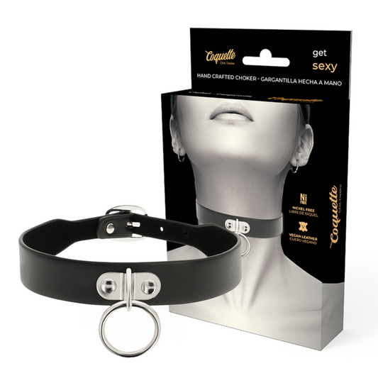 COQUETTE CHIC DESIRE - COLLIER EN CUIR VEGAN FEMME ACCESSOIRE FÉTICHE COQUETTE ACCESSORIES