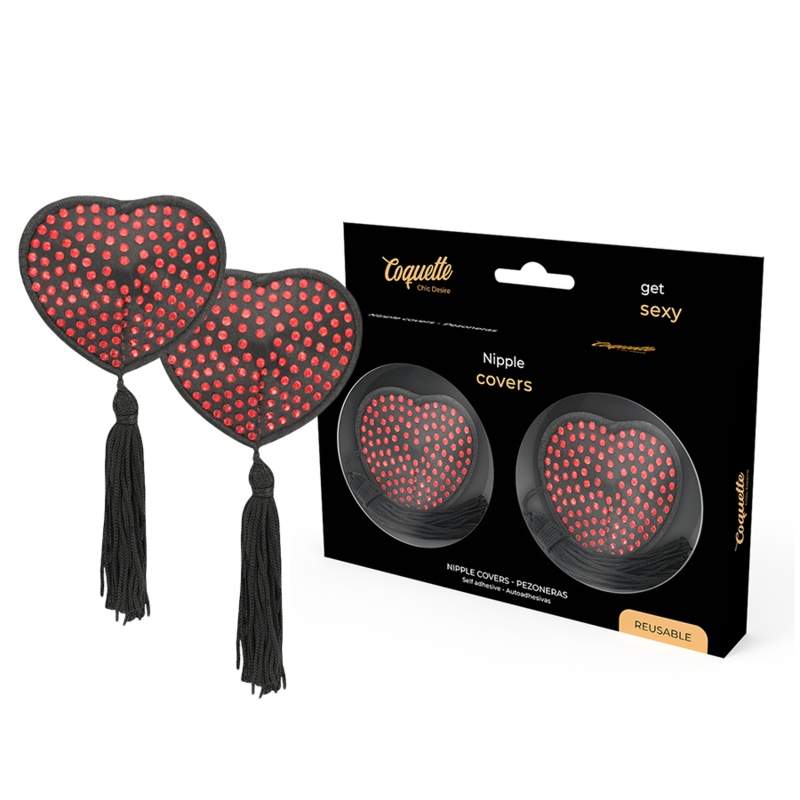 COQUETTE CHIC DESIRE - CACHE-MALINS ROUGE / NOIR - Sensualia
