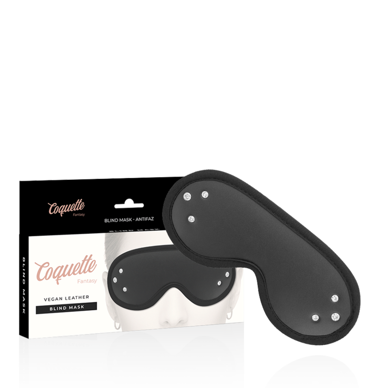 COQUETTE CHIC DESIRE - MASQUE FANTASY EN CUIR VÉGAN AVEC DOUBLURE EN NÉOPRÈNE - Sensualia
