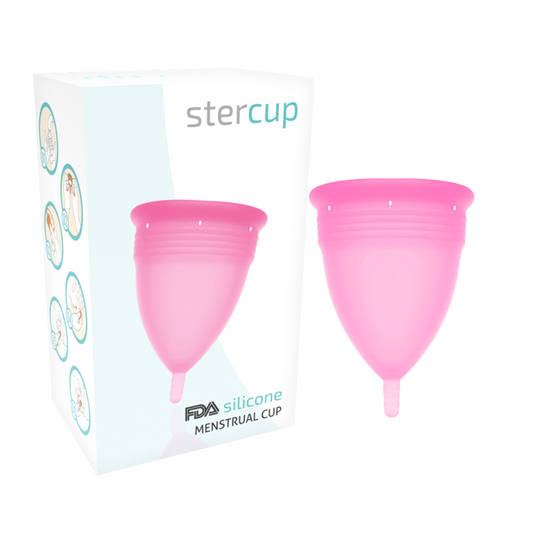 STERCUP - COUPE MENSTRUELLE EN SILICONE FDA ROSE - TAILLE S STERCUP