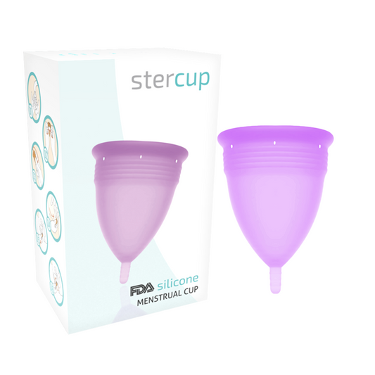 STERCUP - COUPE MENSTRUELLE EN SILICONE FDA LILAS - TAILLE S STERCUP