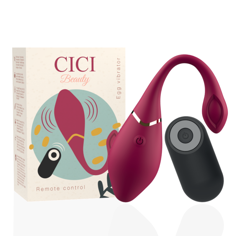 CICI BEAUTY - PREMIUM SILICONE EGG VIBRATEUR TÉLÉCOMMANDE - Sensualia
